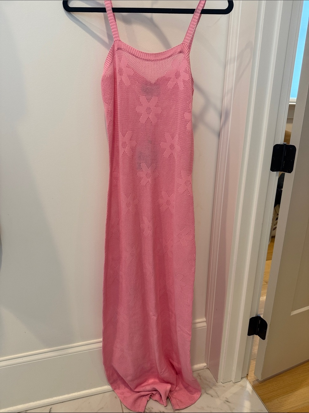Beach Riot Pink Floral Knit Dress
